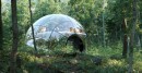 The Living O'Pod is a different kind of mobile home, a glamping unit that rotates in place