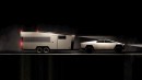 CyberTrailer from Living Vehicle is inspired by the Cybertruck, made for EVs and off-grid adventures