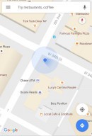 Punto azul de Google Maps
