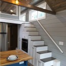 The Maverick tiny house staircase