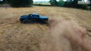 Richard Hammond's RAM TRX plowing the hay field