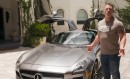 John Cena and Mercedes-Benz SLS AMG