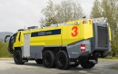 Fire-fighting vehicles are red, fire-red - almost everywhere in the world. It's a different story for airport firefighting vehicles produced by Rosenbauer