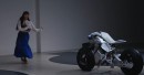 The striking Motoroid2 concept motorcycle rehearses for its big debut