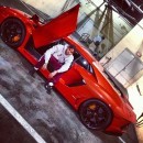 Chris Brown's Aventador