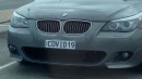BMW 5-Series with ominous plate abandoned for months at Australian airport