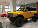 A design prototype of the two-door Ford Bronco is now on display at the Petersen Automotive Museum
