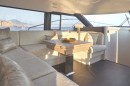 Prestige F4 flybridge yacht