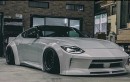 The Nissan Z with Liberty Walk plastic surgery