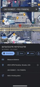 GPS coordinates on Google Maps