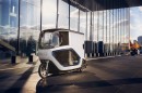 The ONO is a car and cargo e-bike hybrid designed for service and delivery fleets