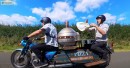 Pizza-Dough-Moto, the world's first motorcycle with a functional pizza oven, out to change pizza delivery for ever