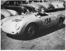 The wreckage of the 1955 Porsche 550 Spyder