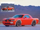 Pontiac Dodge Challenger GTO Muscle Ute rendering by tuningcar_ps