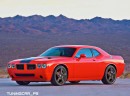 Pontiac Dodge Challenger GTO Muscle Ute rendering by tuningcar_ps