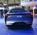 The Qoros Milestone concept, shown at the 2020 Beijing Auto Show