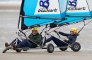 Duke and Duchess of Cambridge go racing in land yachts while in Scotland