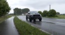 Ram 1500 TRX testing top speed on the German autobahn