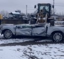 Ford F-150 ends up in the crusher
