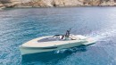 Say 42 is meant as a supercar on water, has powerful engines, lightweight hull and hydrodynamic design