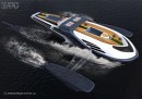 The Seataci concept megayacht can swim like a whale, at least in theory