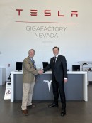Nevada Governor Joe Lombardo and Elon Musk at Giga Nevada