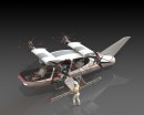 The SSAL (Ship to Shore Air Limo) imagines the flying tender of tomorrow