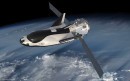Shooting Star Cargo Module attached to the Dream Chaser Spaceplane