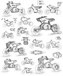 SMC-360 Concept Motorcycle Ideation