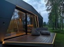 The Space Self-Sustaining Prefabricated Home (Dusk)