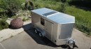 The Stealthy Stag is a stealth cargo trailer converted into the most magical tiny house