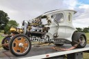Paul Bacon's Automatron hot rod, built from scratch and inspired by horse-drawn carriages