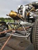 Paul Bacon's Automatron hot rod, built from scratch and inspired by horse-drawn carriages
