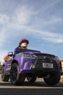 One-off kiddie Lexus LX is fully electric, convertible, for a good cause