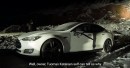 2013 Tesla Model S is rigged with dynamite, blown up in protest against costly battery replacement