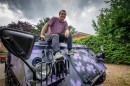 Merlin Batchelor bought a tank for fun, is now turning it into a taxi