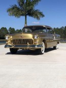 Chevrolet Bel Air Sport Coupe gold car replica