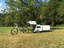 The telescopic Bike Camper offered sleeping for one, never made it into production