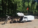 The telescopic Bike Camper offered sleeping for one, never made it into production