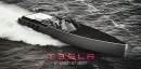 The Tesla E-Vision GT Boat concept delivers 40+-knot top speed, is all green