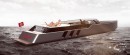 The Tesla E-Vision GT Boat concept delivers 40+-knot top speed, is all green