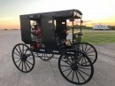 The Thunder Buggy is an all-original Amish buggy powered by a jet engine