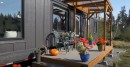 Affordable tiny house patio