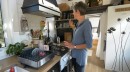 Affordable tiny house kitchen