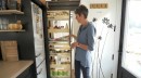 Affordable tiny house pantry