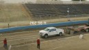 Tesla Cybertruck performs the ultimate pull test