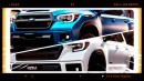 2025 Subaru Baja CGI revivals by Car Review Channel / REC Trends