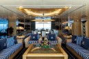 Lady Moura Megayacht Interior Lounge