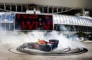 Max Verstappen celebrates his F1 World Champion title