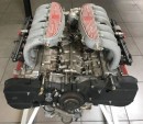 Ferrari 512 TR flat-12 engine and transaxle
